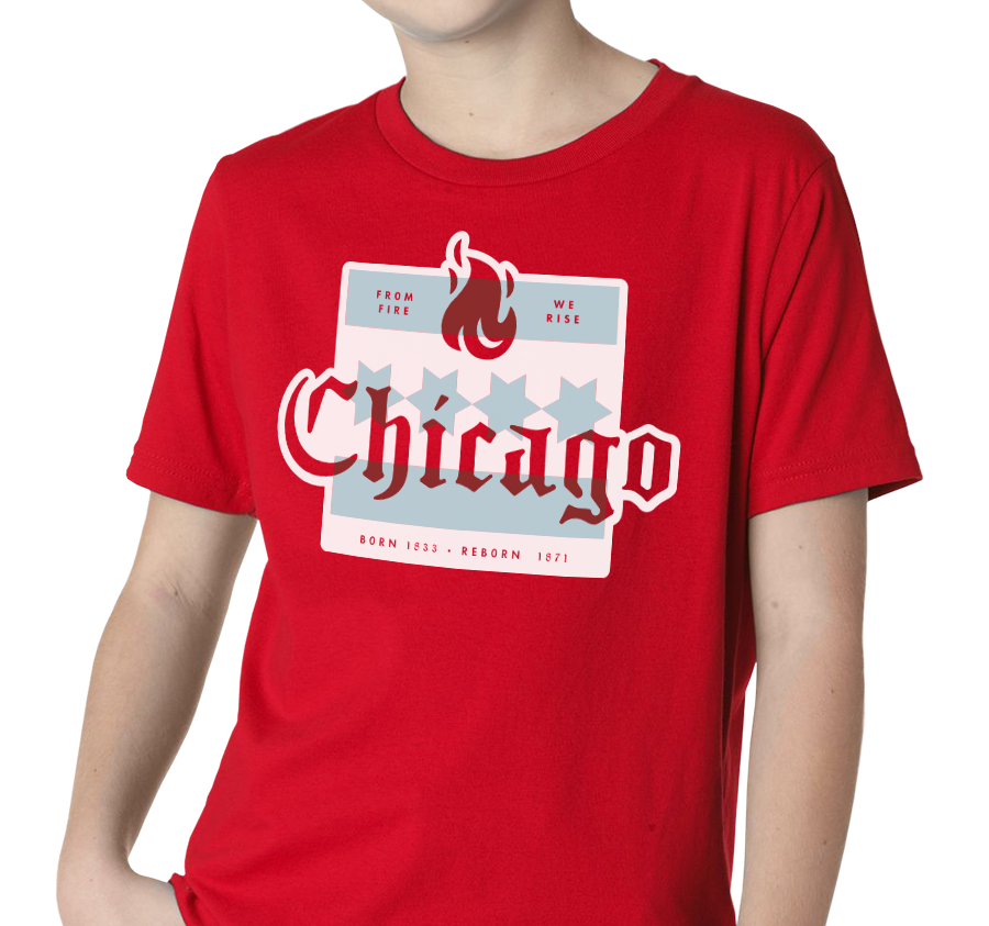 Youth T-Shirt, Red (100% cotton)