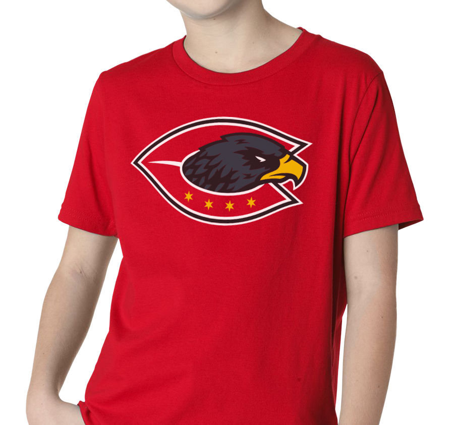 Youth T-Shirt, Red (100% cotton)