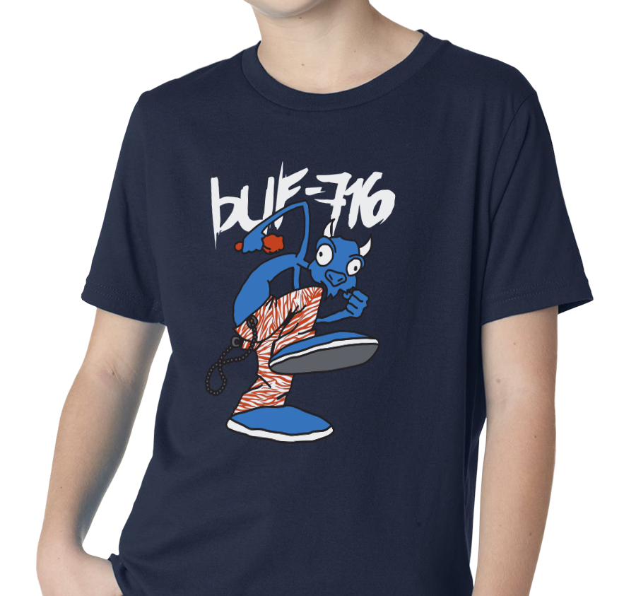 Youth T-Shirt, Navy (100% cotton)