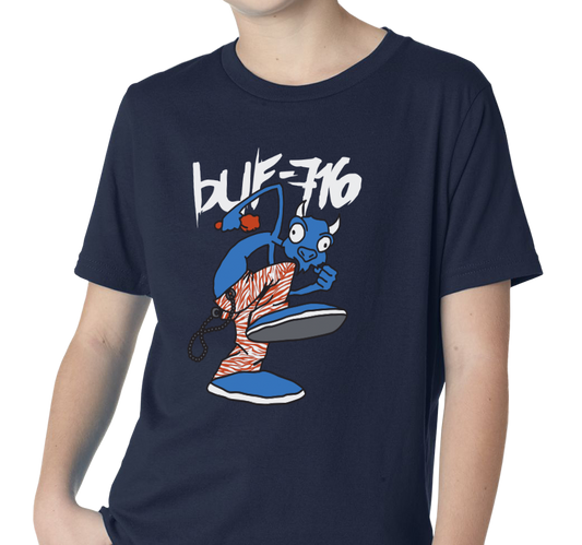 Youth T-Shirt, Navy (100% cotton)