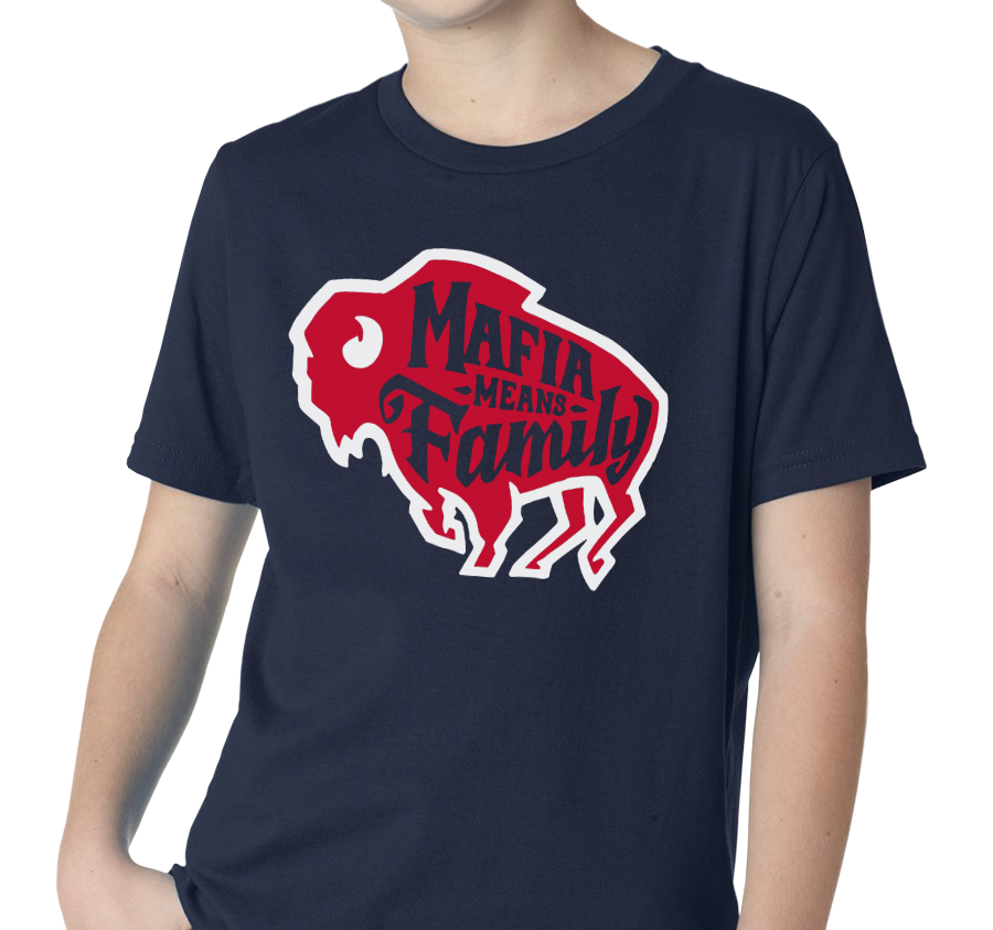 Youth T-Shirt, Navy (100% cotton)