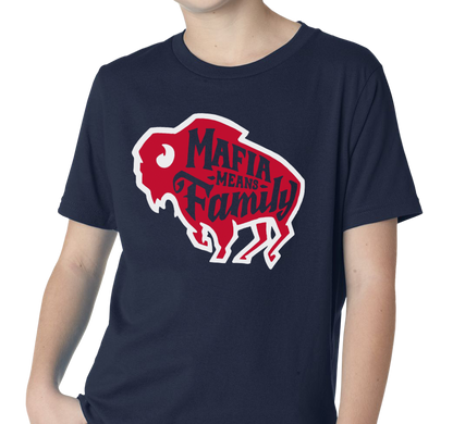 Youth T-Shirt, Navy (100% cotton)