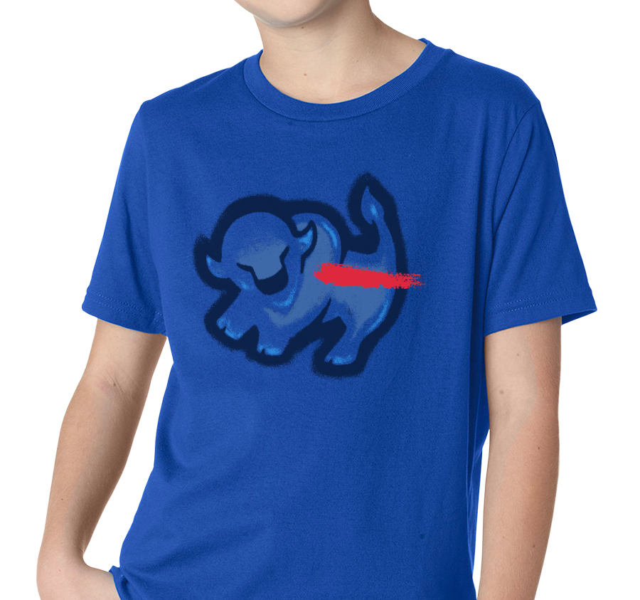 Youth T-Shirt, Royal (100% cotton)