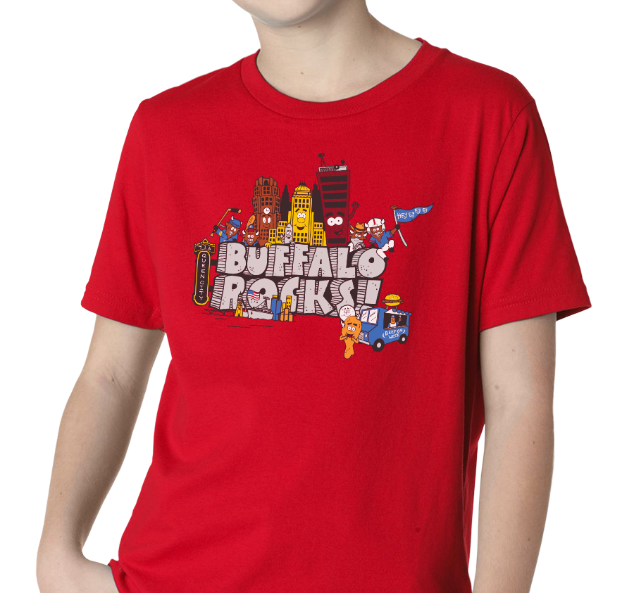 Youth T-Shirt, Red (100% cotton)