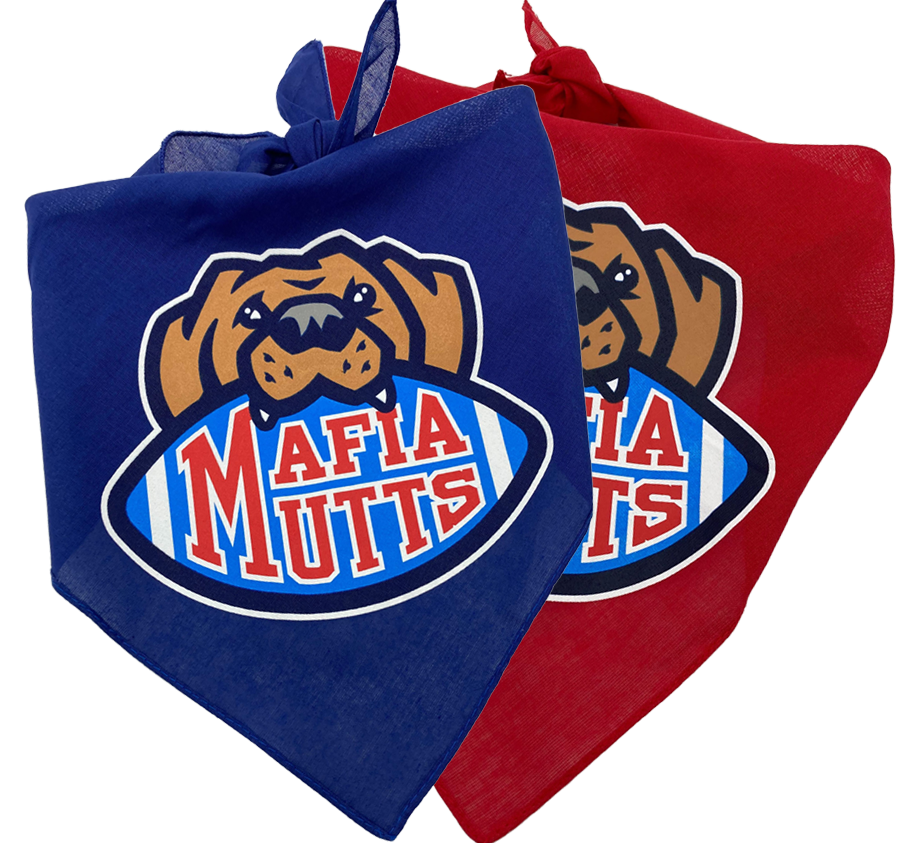 "Mafia Mutts" Cotton Dog Bandana