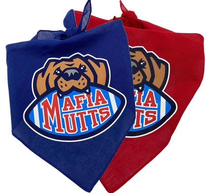 "Mafia Mutts" Cotton Dog Bandana