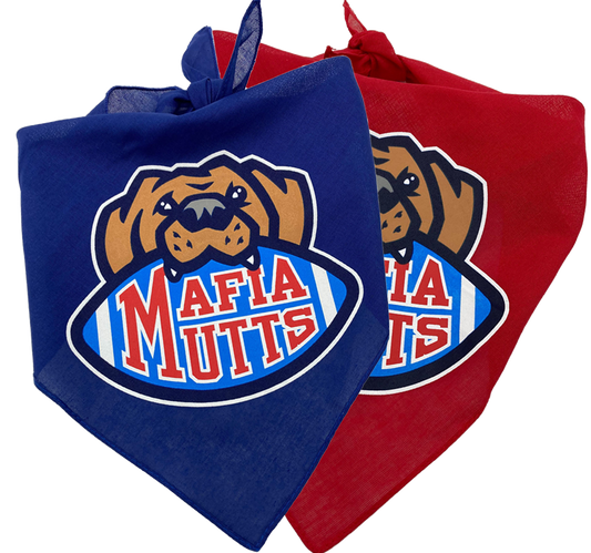 "Mafia Mutts" Cotton Dog Bandana