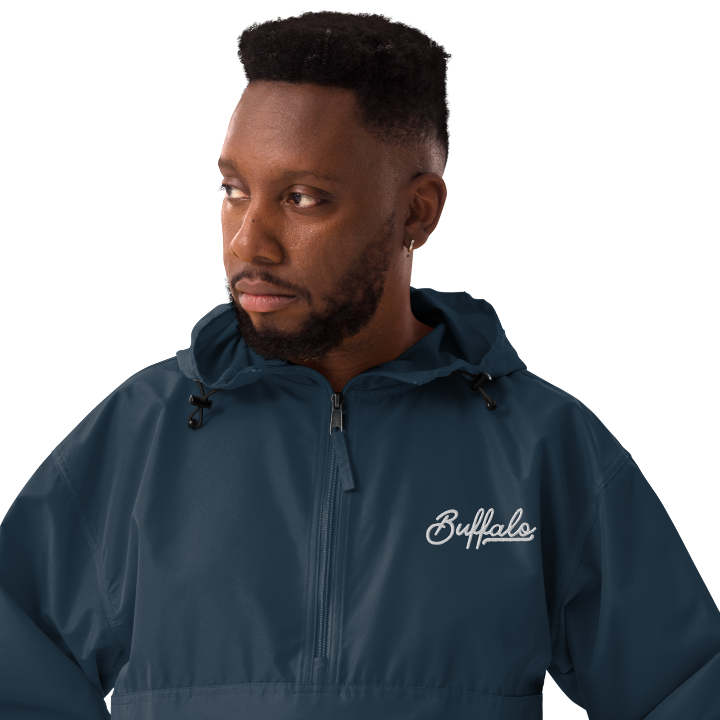 "Always My City" Embroidered Champion Packable Jacket