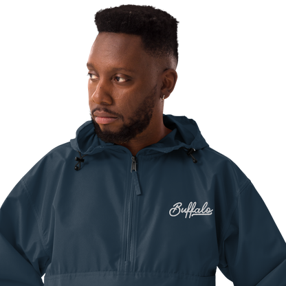 "Always My City" Embroidered Champion Packable Jacket