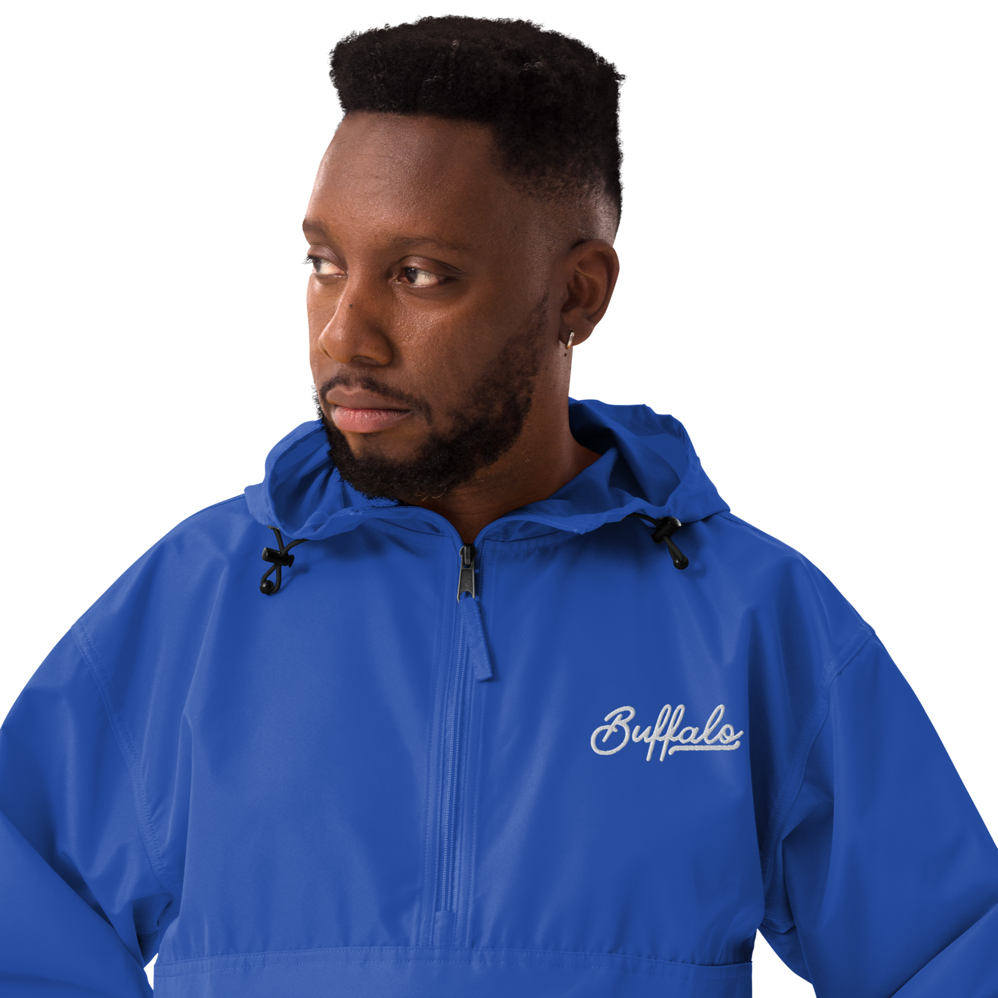 "Always My City" Embroidered Champion Packable Jacket