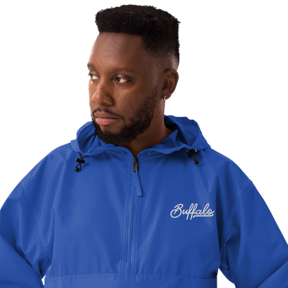 "Always My City" Embroidered Champion Packable Jacket