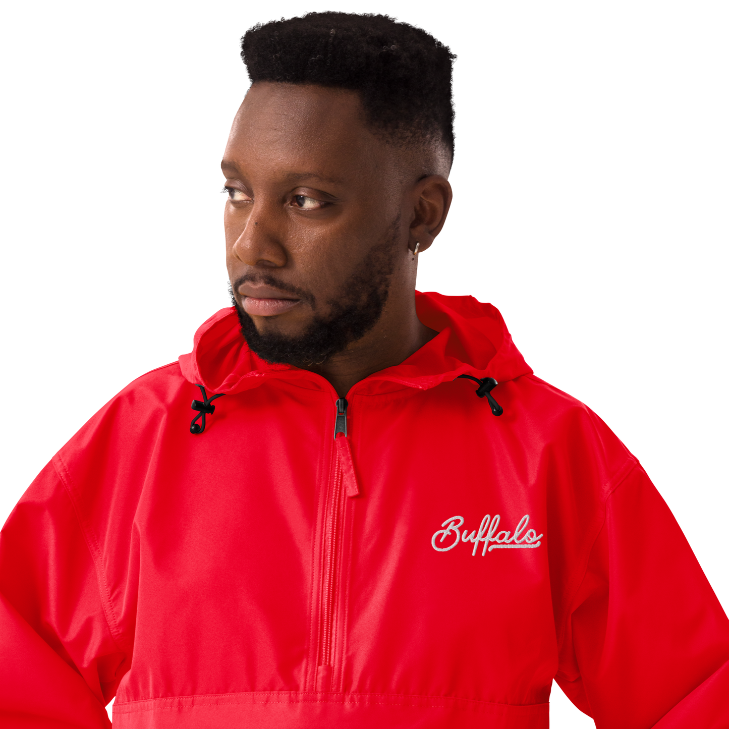 "Always My City" Embroidered Champion Packable Jacket