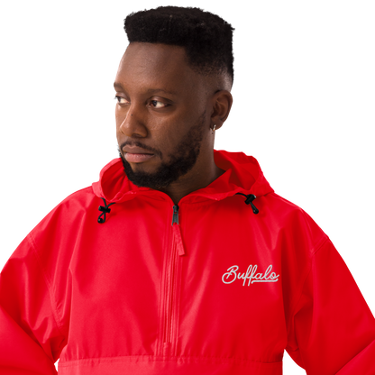 "Always My City" Embroidered Champion Packable Jacket