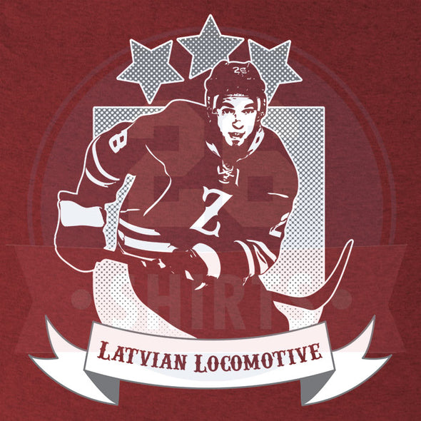 Buffalo Vol. 2, Shirt 13: "Latvian Locomotive"