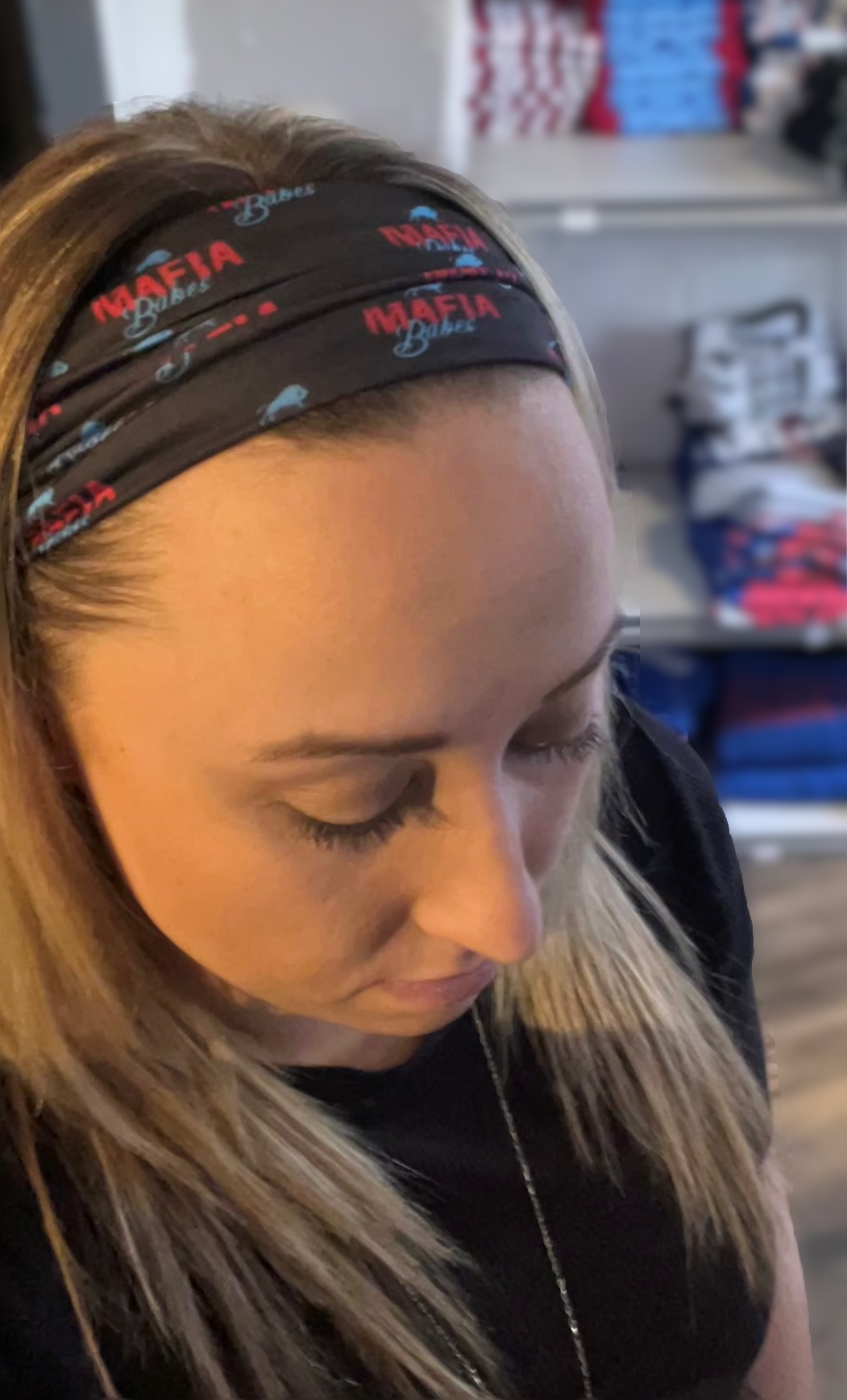 MAFIA Babes Black 8" Stretch Headband