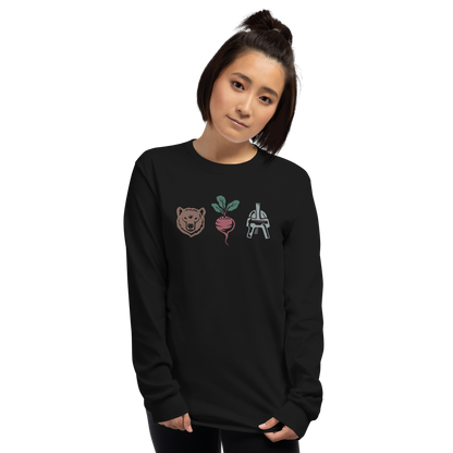 Unisex Longsleeve, Black (100% cotton)