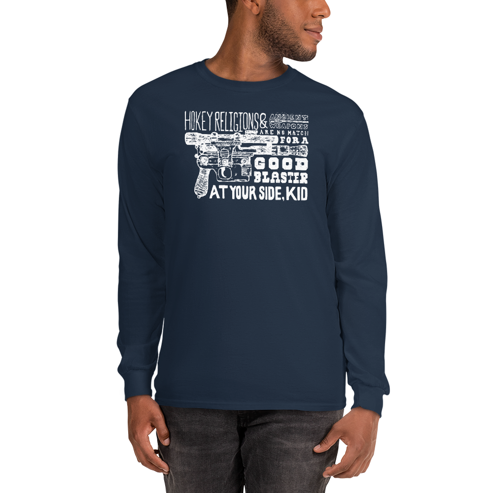 Unisex Longsleeve, Navy (100% cotton)