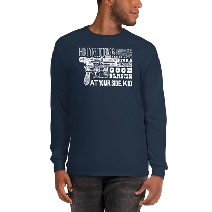 Unisex Longsleeve, Navy (100% cotton)