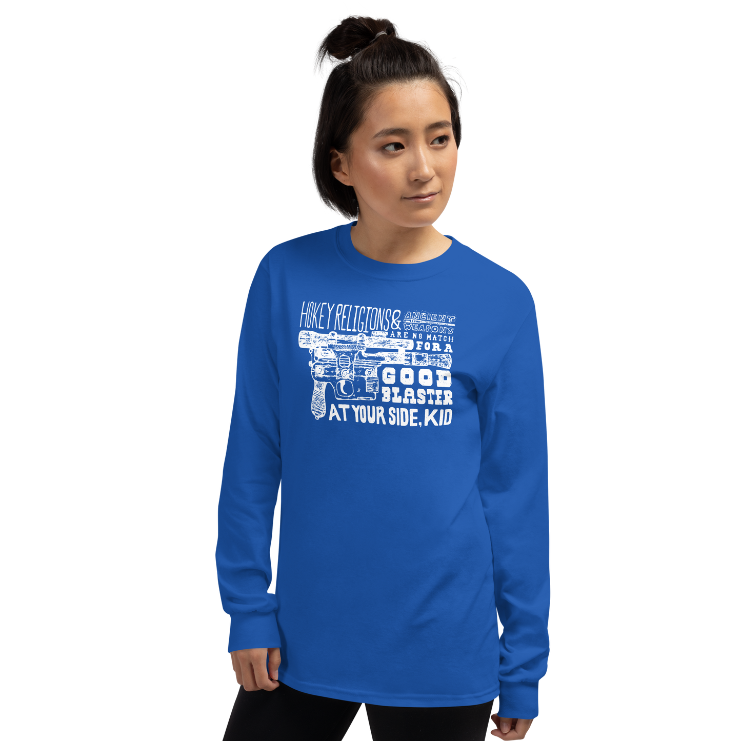 Unisex Longsleeve, Royal (100% cotton)