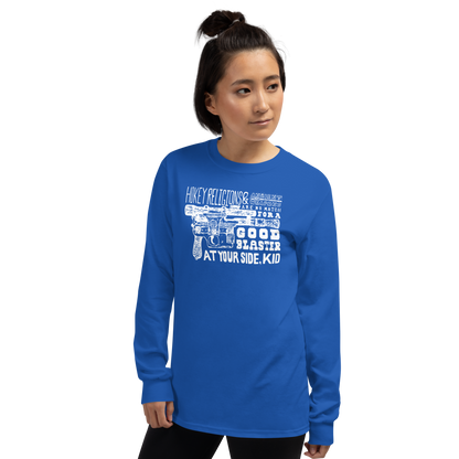 Unisex Longsleeve, Royal (100% cotton)