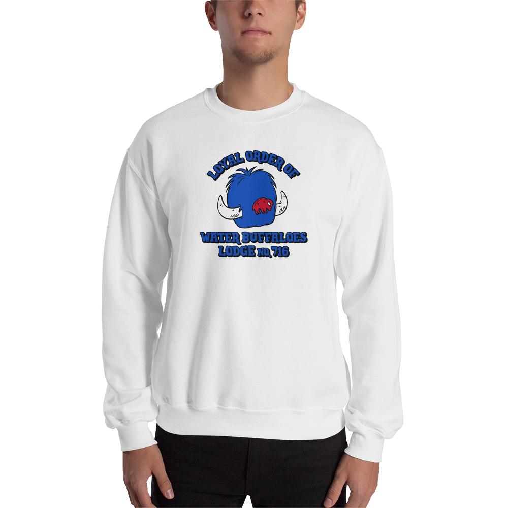 Unisex Crewneck Sweatshirt, White (50% cotton, 50% polyester)