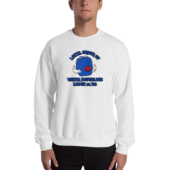 Unisex Crewneck Sweatshirt, White (50% cotton, 50% polyester)