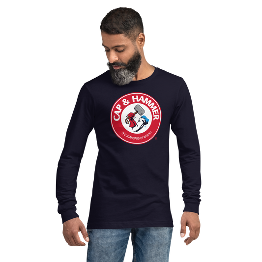 Unisex Longsleeve, Navy (100% cotton)