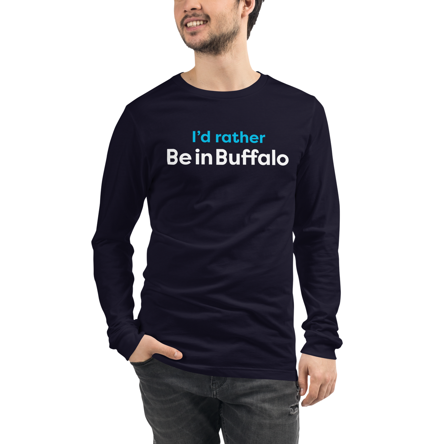 "I'd Rather Be in Buffalo" Unisex Longsleeve