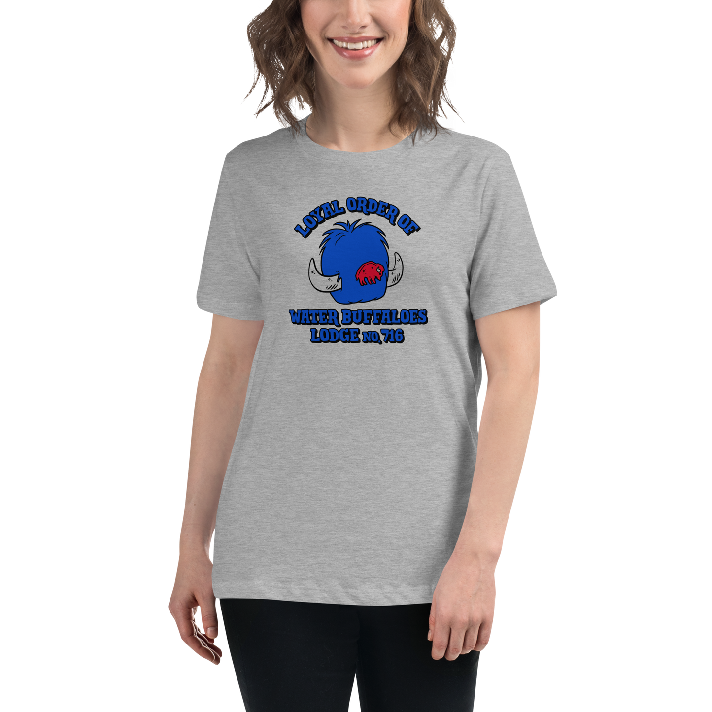 "Loyal Order of Water Buffaloes" Ladies T-Shirt