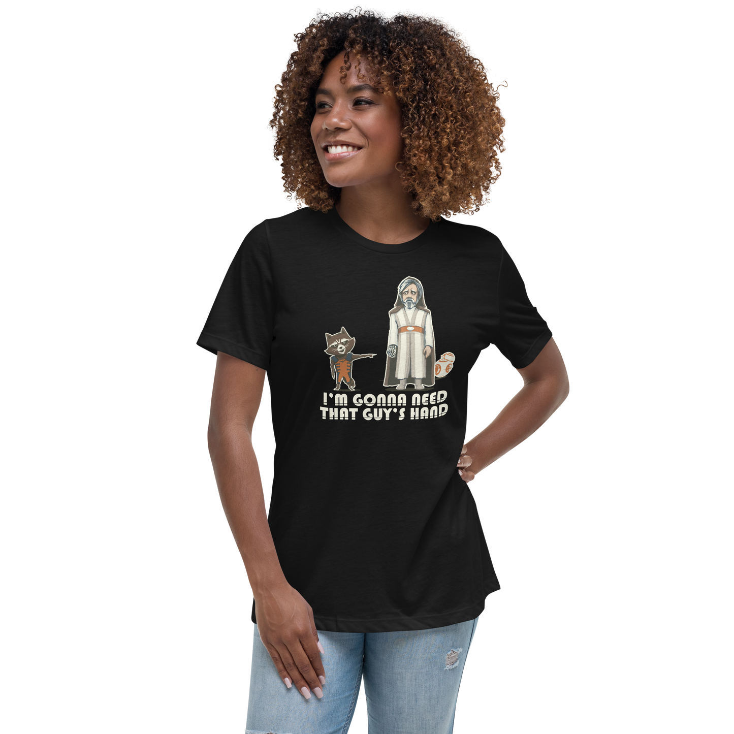 Ladies T-Shirt, Black (100% cotton)