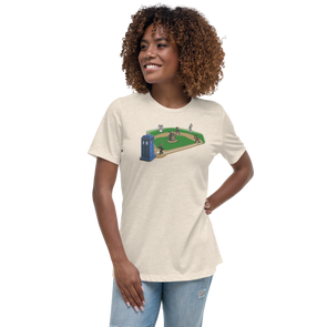 Ladies T-Shirt, Heather Prism Natural (99% cotton, 1% polyester)
